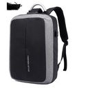 Sac à Dos à Port Usb Antivol - Noir/Gris