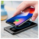 Chargeur 2 En 1 Sans Fil Wireless Qi Et Power Bank Pour Iphone 8, X, Samsung S8 S9 Edge - 10.000 MAh