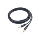 Câble Auxiliaire Audio MP3 - 1 Mètre - Mâle/mâle -/Noir