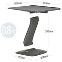 NOUVEAU Support Mural Fixe - Compatible - TV - 14 à 42 Pouces + Support Mural DVD/Décodeur - Noir