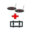 Televes Télécommande Pour Décodeur + Support Mural  Simple 14-42-noir
