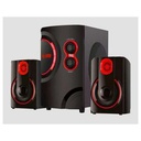 Leader General Industry Mini Chaine Woofer SP230 - Noir/Rouge