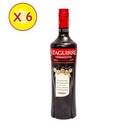 Lot De 6 Vins Yzaguirre Vertmouth 15% 1L - Rouge