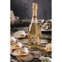 La Cave des Rois CHATEAU BAUDEVILLE Vin Blanc Moelleux 12% Alc. - Sélection Grands Vins - Cuvée Prestige - 75cl