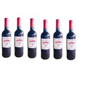 Grand Versant Lot De 6 Vin Rouge Grand Versant - France -  75Cl - 12% Vol.