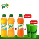 Pressea Kit Partage Fresh ( 2 Bouteilles FRESH 1L Achetés = 1 Bouteille FRESH 1L + 2 Gobelets Offerts )