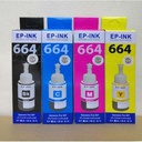 Epson Encre Epson T664 Pack De 4 Bouteilles D'encre