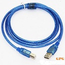 Câble D'imprimante USB 2.0 - Bleu