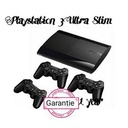Sony Computer Entertainment CONSOLE DE JEUX PLAYSTATION 3 ULTRASLIM . 250 Go + 3 Manettes Bluetooth + 2 Câbles De Rechargement DE MANETTES + 20 Jeux Intégrés DONT PES S 2021, FIFA 21, BLUR, GOD OF WAR, NARUTO, CALL OF DUTY, LAST OF US, GHOST, BATTLEFIEL,GTA 5, DESHONORED, DARK SECTO