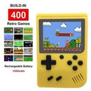 Retro GAME BOY + 400 Jeux Retro Intégrés + 32Gb Cle USB - Jaune