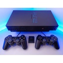 Sony Computer Entertainment PLAYSTATION 2 FAT. 20 JEUX INTÉGRÉS .3 MANETTES FILAIRES +CARTE MÉMOIRE 8G OFFERTE - Noir