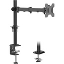 Support Ecran PC Support Moniteur Pour Écrans LCD LED De 13 à 32 Pouces, Bras De Moniteur à Rotation Pivotante Et Inclinable, Réglable En Hauteur