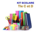 Kit Scolaire Tle C Et D - Multicolore-CV88