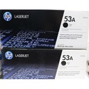 Hp Cartouche D'Encre - Pack De 2 HP 53A - Q7553A - 6000 Pages - Noir