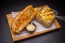 FAJITAS POULET AVEC FRITES ET BOISSON