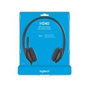 Logitech Casque Logitech H340 USB Avec Fil