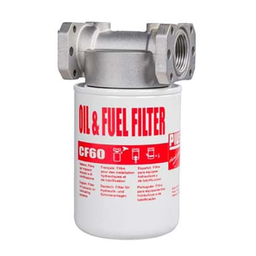 CARTOUCHE FILTRANTE HUILE, DIESEL ET ESSENCE 60 l/min 12 BARS AVEC ADAPTATEUR TUF201H Ø 1" PIUSI REF TUF611
