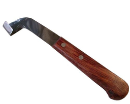 COUTEAU HEVEA MANCHE BOIS 4" Prandelli C80 10.16cm REF KNF041/DOZ