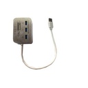 Multi-Port USB Et Lecteur Carte Mémoire 7 En 1 Blanc