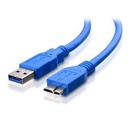 Câble USB 3.0 A Vers Micro B Pour Disque Dur  - Bleu