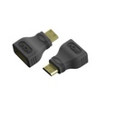 Produit Bio Adaptateur VISION Adaptateur MINI-HDMI Vers HDMI - Noir