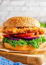 Sandwich Crispy Chicken + Steak Long Chicken