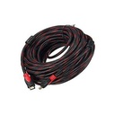 Cable HDMI Mâle-Mâle 10m - Rouge/ Noir