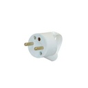 Fiche Mâle Broche Diamètre 4,8mm - Blanc
