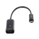 Câble OTG Adaptateur Micro USB Mâle à USB Femelle Pour Android Smartphones - Noir