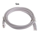 Câble Réseau FTP - 5m - Cat 6 Blindé Et Serti - Gris